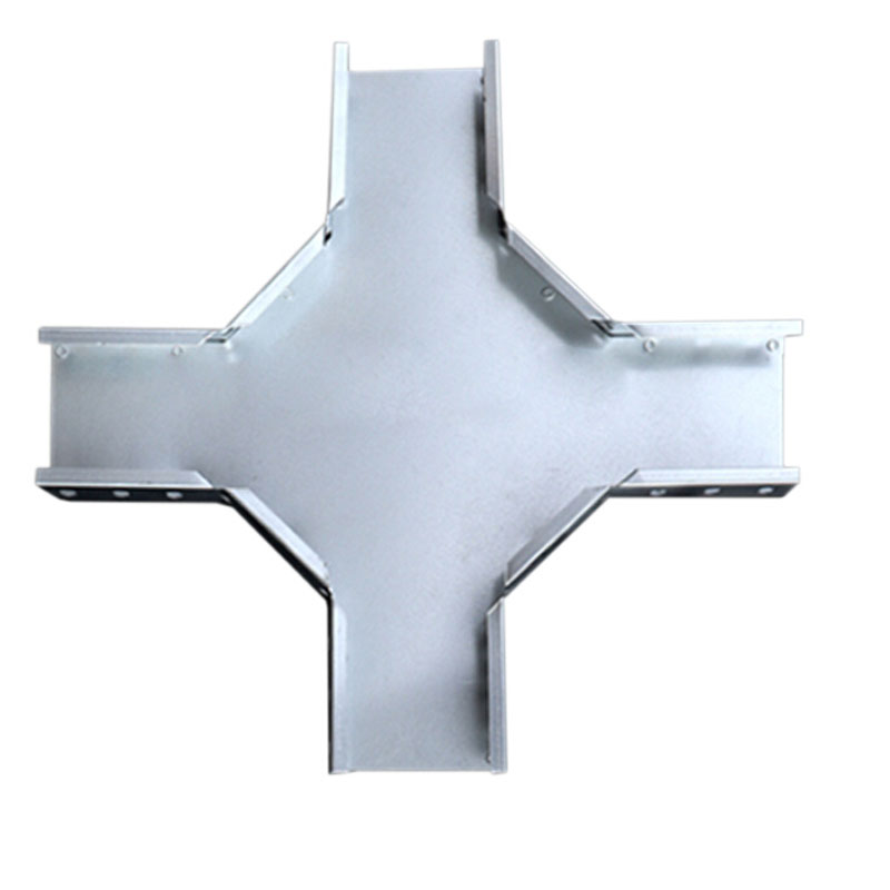 槽式鋁合金電纜橋架四通