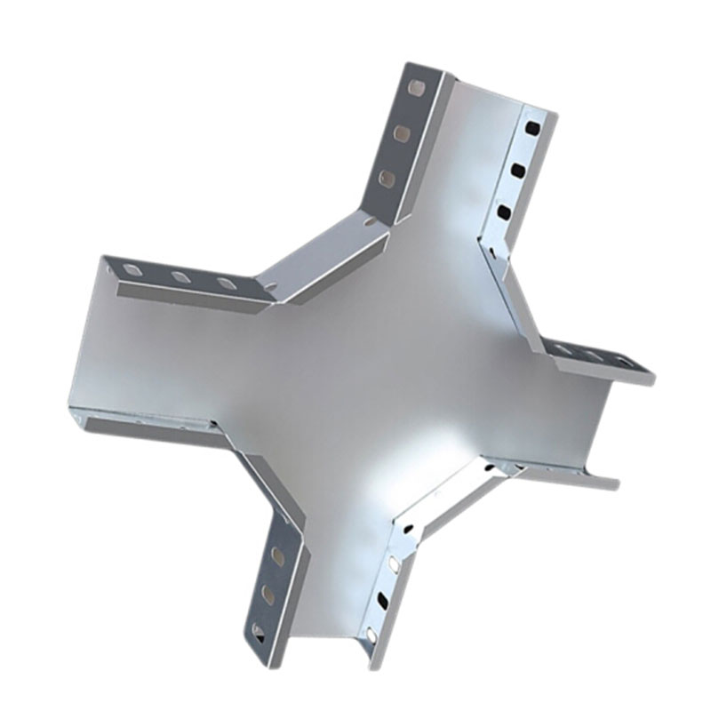 槽式鋁合金電纜橋架四通