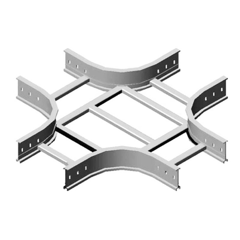 梯級式鋁合金電纜橋架四通
